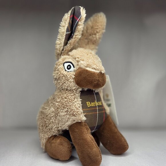 NWT Barbour Rabbit Plush Dog Toy - Picture 1 of 3